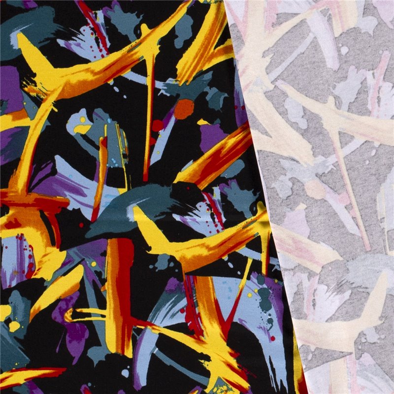 VISCOSE JERSEY ABSTRACT