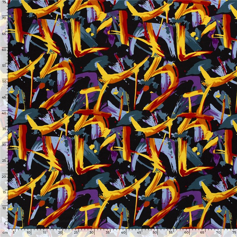 VISCOSE JERSEY ABSTRACT