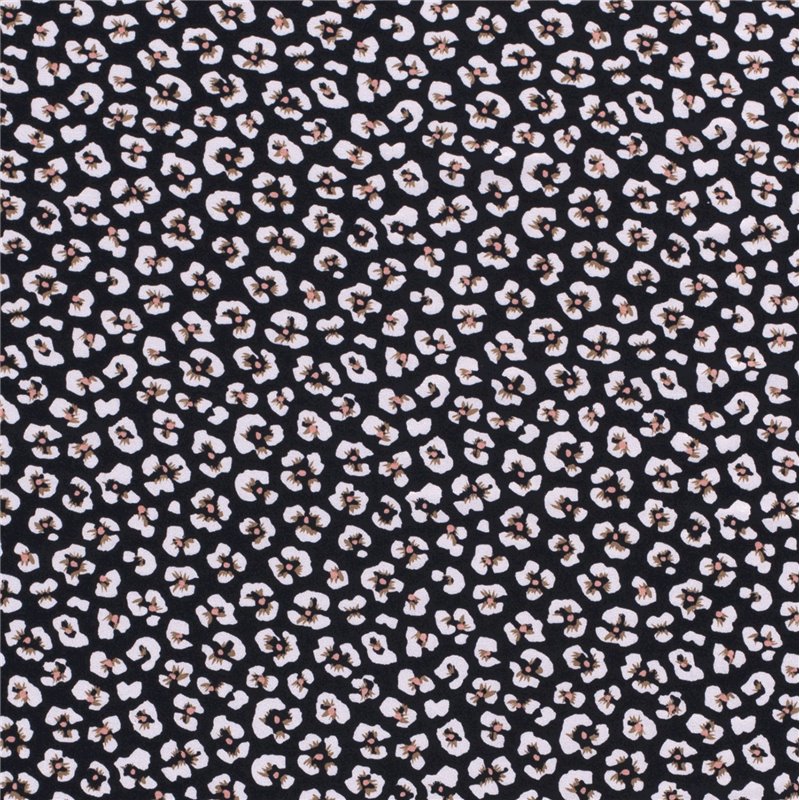 VISCOSE JERSEY FLOWERS