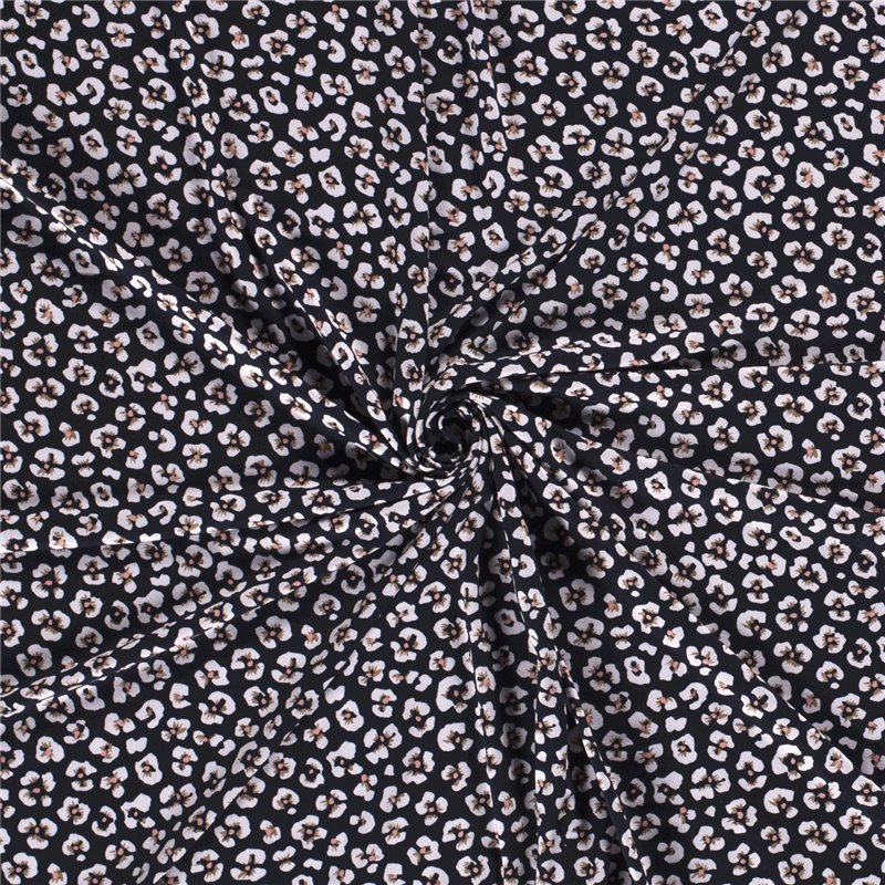 VISCOSE JERSEY FLOWERS
