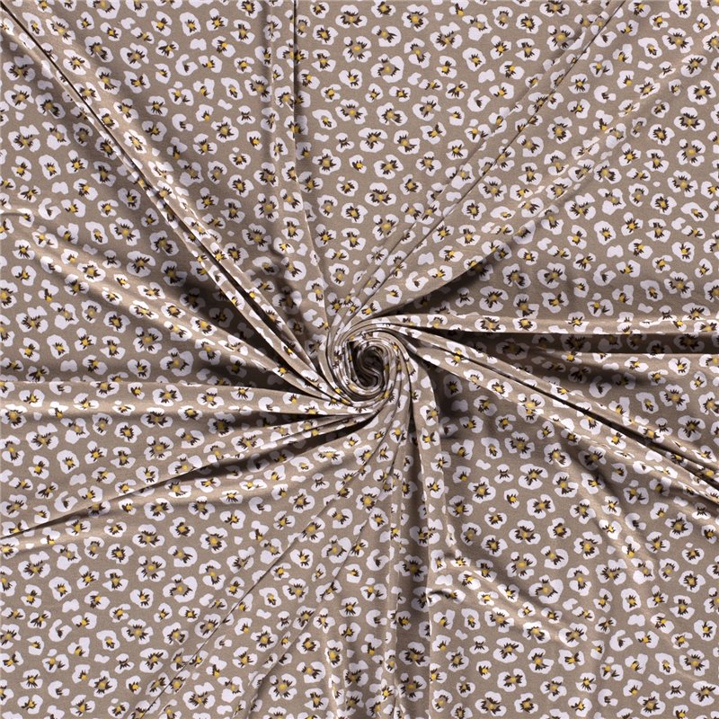 VISCOSE JERSEY FLOWERS