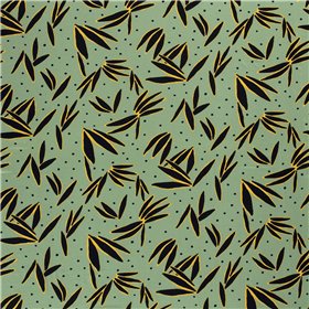 VISCOSE JERSEY LEAVES