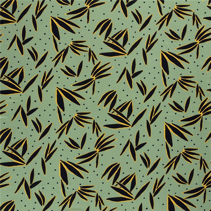 VISCOSE JERSEY LEAVES