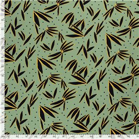 VISCOSE JERSEY LEAVES