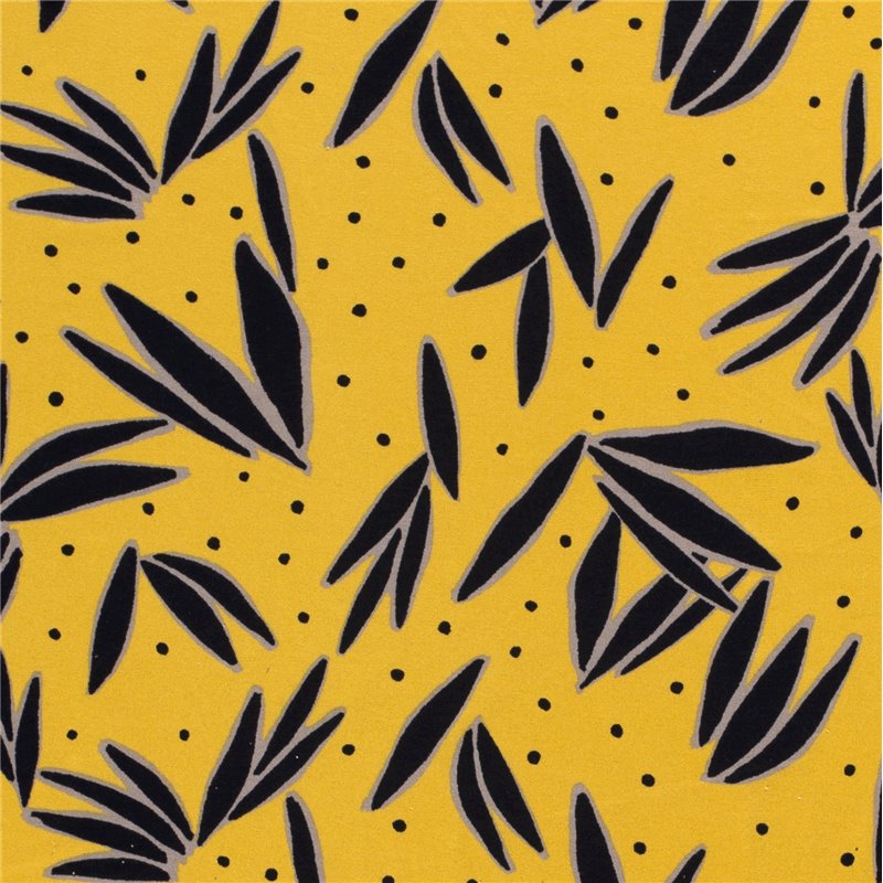 VISCOSE JERSEY LEAVES
