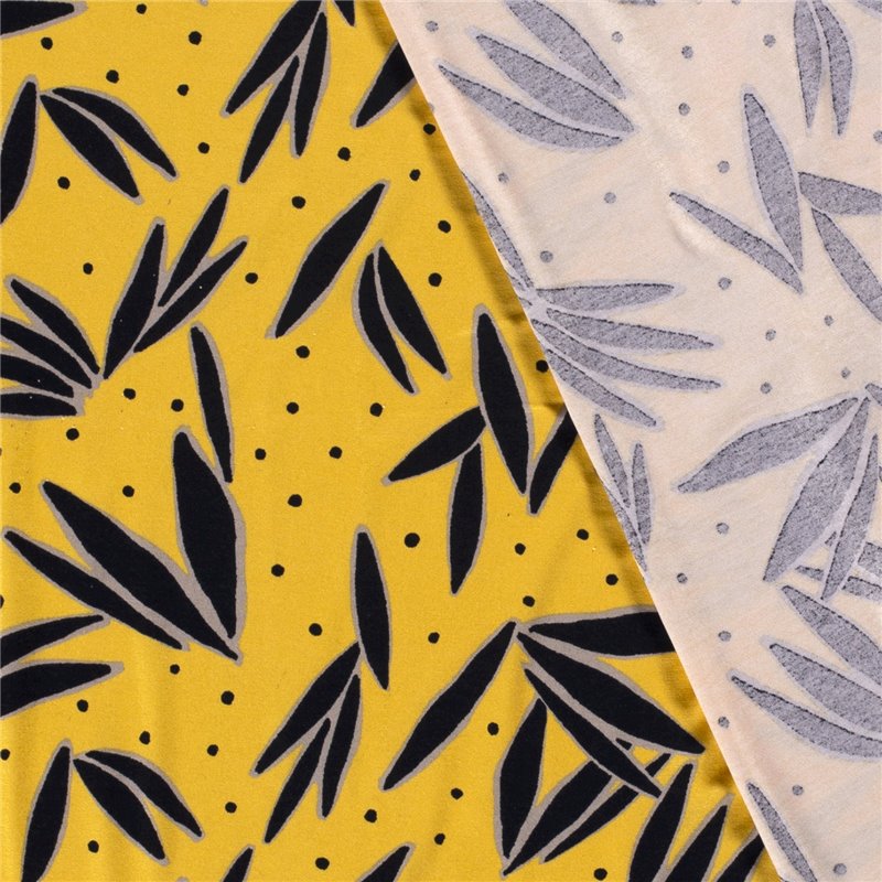VISCOSE JERSEY LEAVES