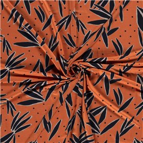 VISCOSE JERSEY LEAVES