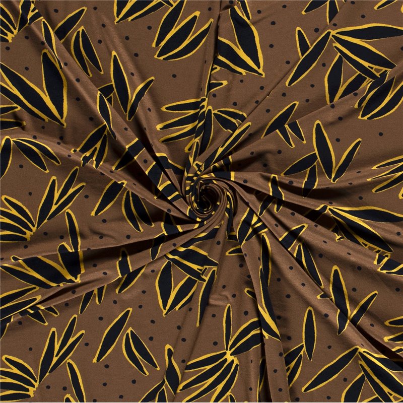 VISCOSE JERSEY LEAVES