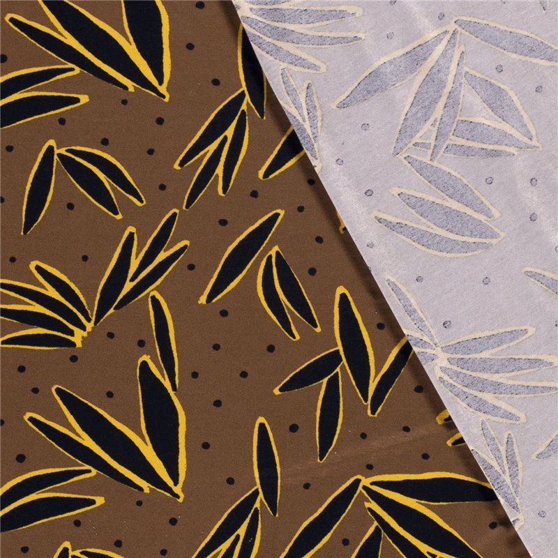 VISCOSE JERSEY LEAVES