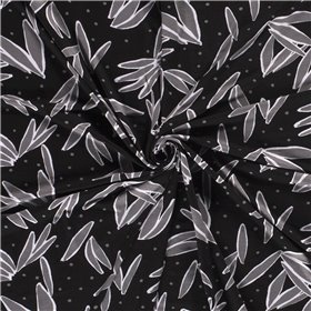 VISCOSE JERSEY LEAVES