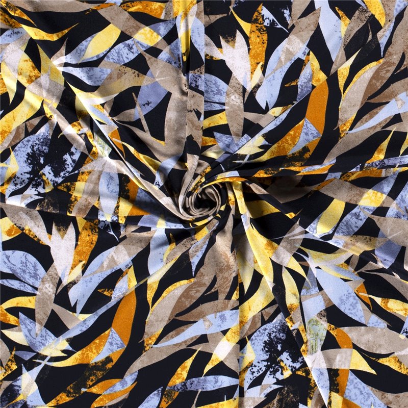 VISCOSE CREPE JERSEY ABSTRACT