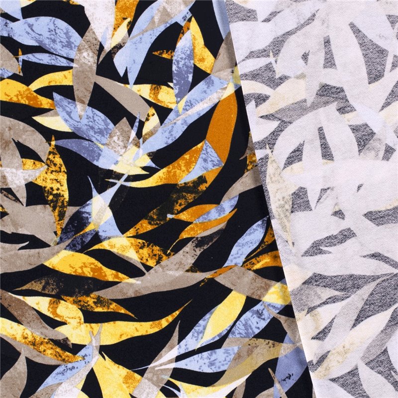 VISCOSE CREPE JERSEY ABSTRACT
