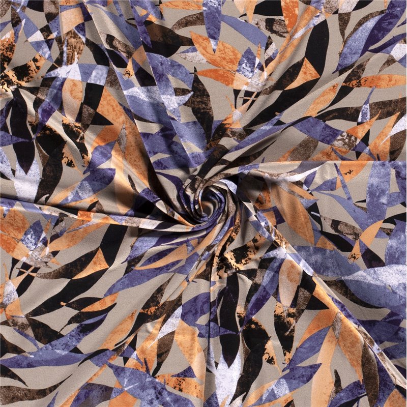 VISCOSE CREPE JERSEY ABSTRACT