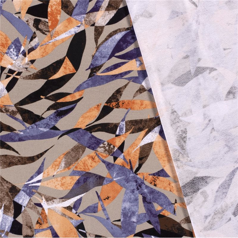 VISCOSE CREPE JERSEY ABSTRACT