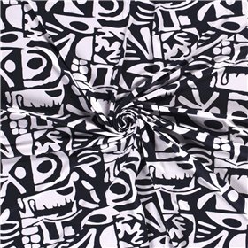 VISCOSE VORTEX JERSEY ABSTRACT
