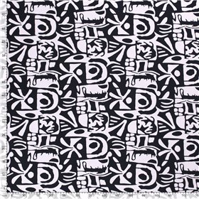 VISCOSE VORTEX JERSEY ABSTRACT