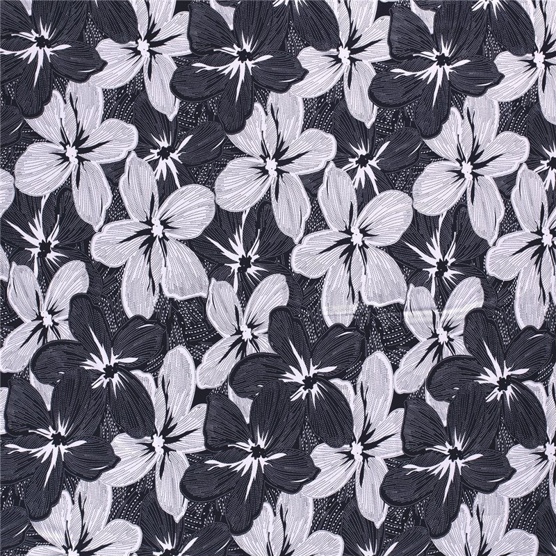 VISCOSE VORTEX JERSEY FLOWERS