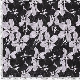 VISCOSE VORTEX JERSEY FLOWERS