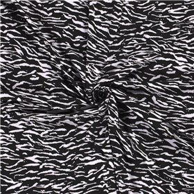VISCOSE VORTEX JERSEY ZEBRA