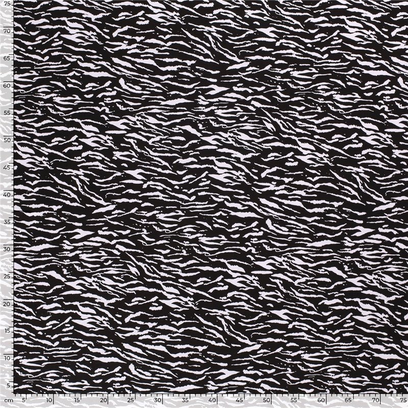 VISCOSE VORTEX JERSEY ZEBRA