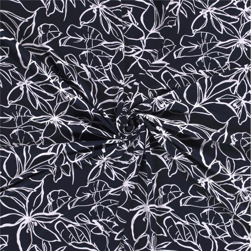 VISCOSE VORTEX JERSEY ABSTRACT