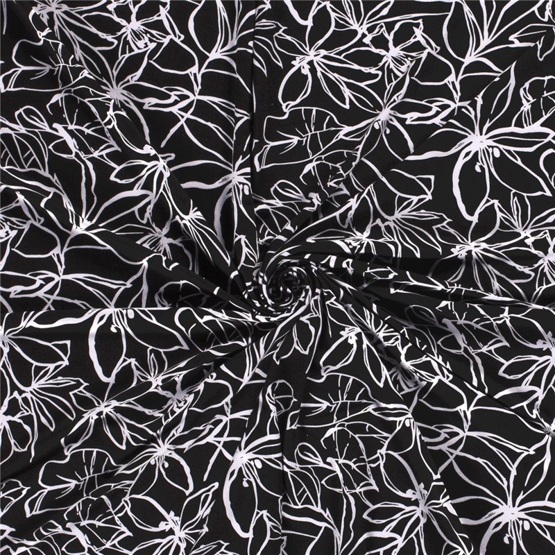 VISCOSE VORTEX JERSEY ABSTRACT