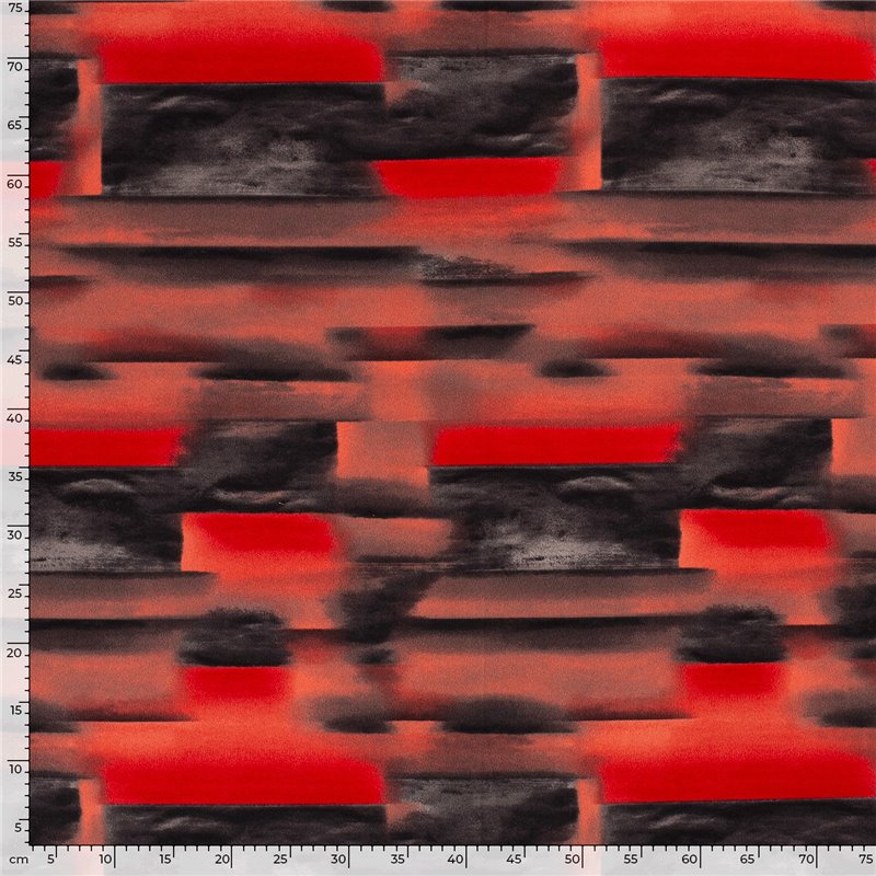 POLY CREPE JERSEY ABSTRACT