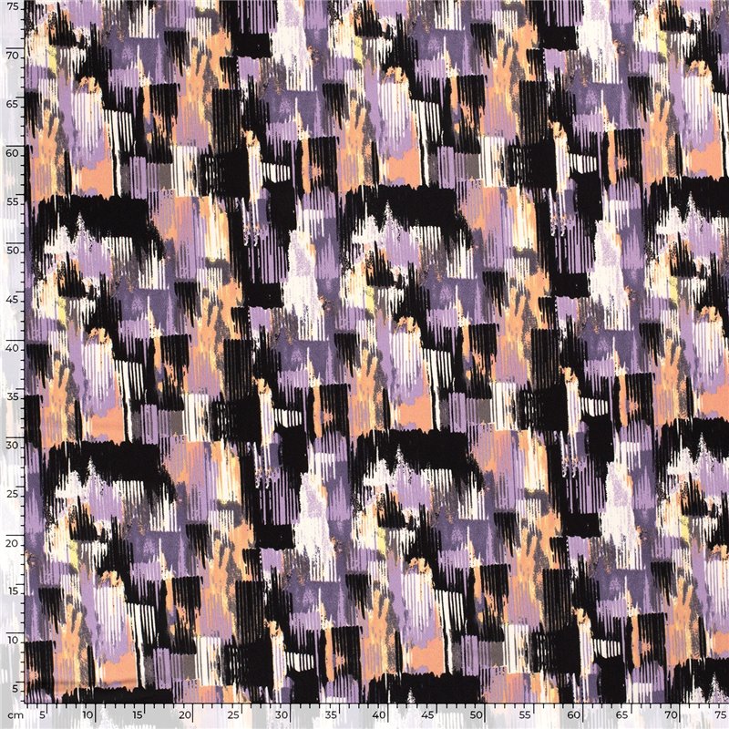 POLY CREPE JERSEY ABSTRACT