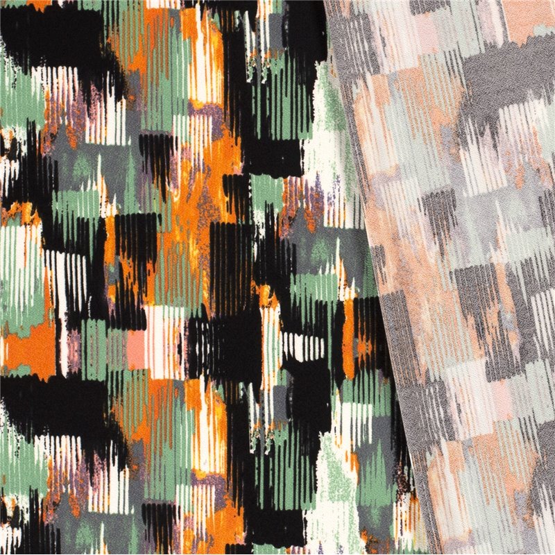 POLY CREPE JERSEY ABSTRACT