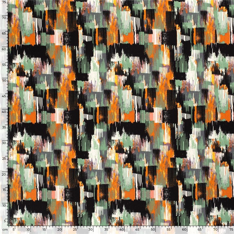 POLY CREPE JERSEY ABSTRACT