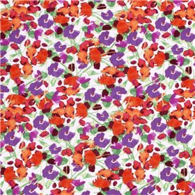 POLY CREPE JERSEY  FLOWERS