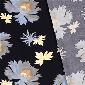 POLY CREPE JERSEY FLOWERS