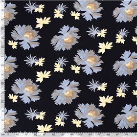 POLY CREPE JERSEY FLOWERS