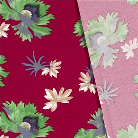 POLY CREPE JERSEY FLOWERS