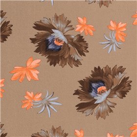 POLY CREPE JERSEY FLOWERS