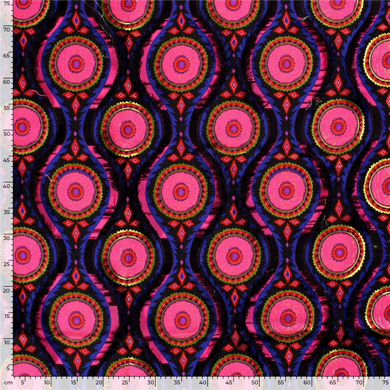 POLY JACQUARD ABSTRACT