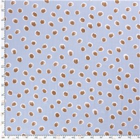 WOVEN VISCOSE STRETCH SPOTS