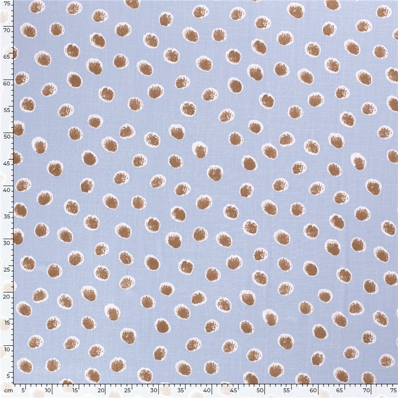 WOVEN VISCOSE STRETCH SPOTS