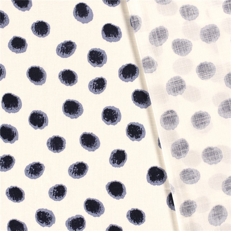 WOVEN VISCOSE STRETCH SPOTS