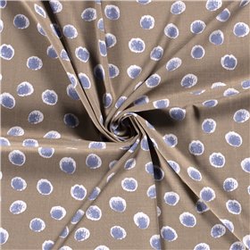 WOVEN VISCOSE STRETCH SPOTS