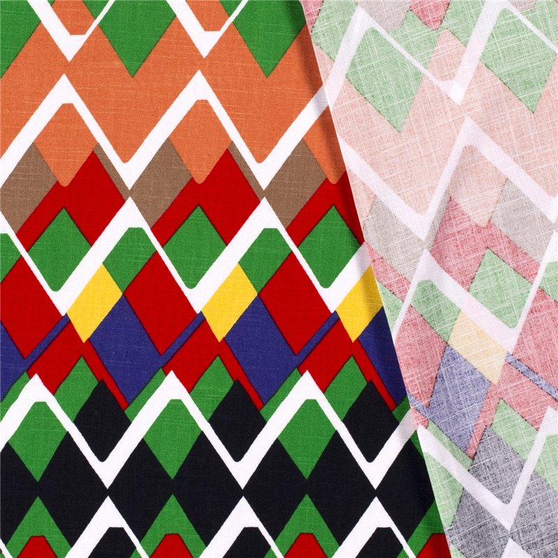 WOVEN VISCOSE STRETCH ABSTRACT