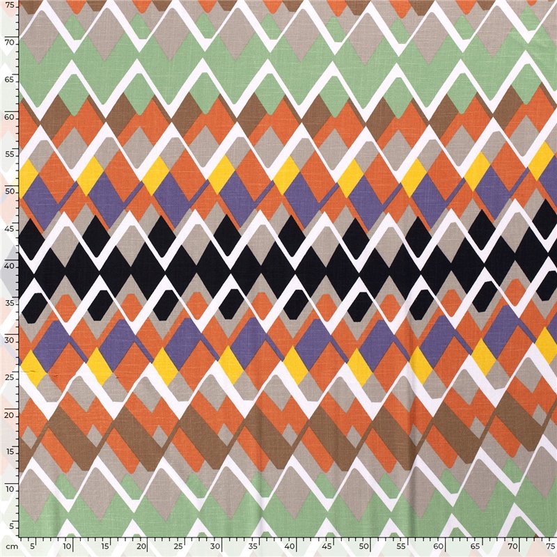 WOVEN VISCOSE STRETCH ABSTRACT