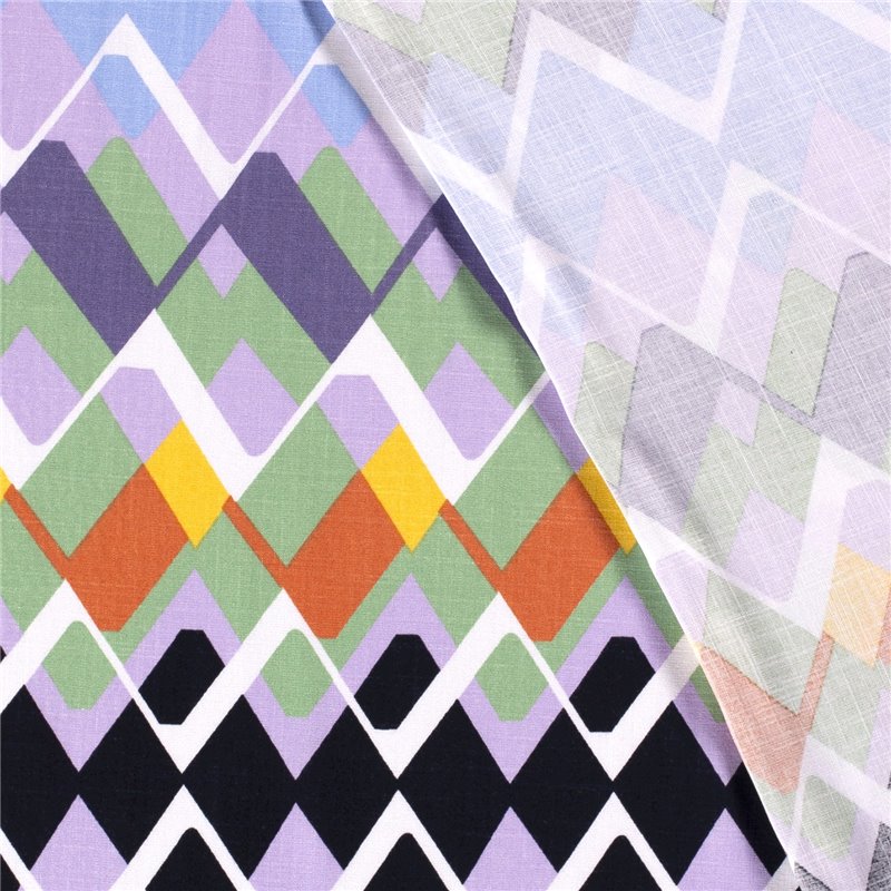 WOVEN VISCOSE STRETCH ABSTRACT