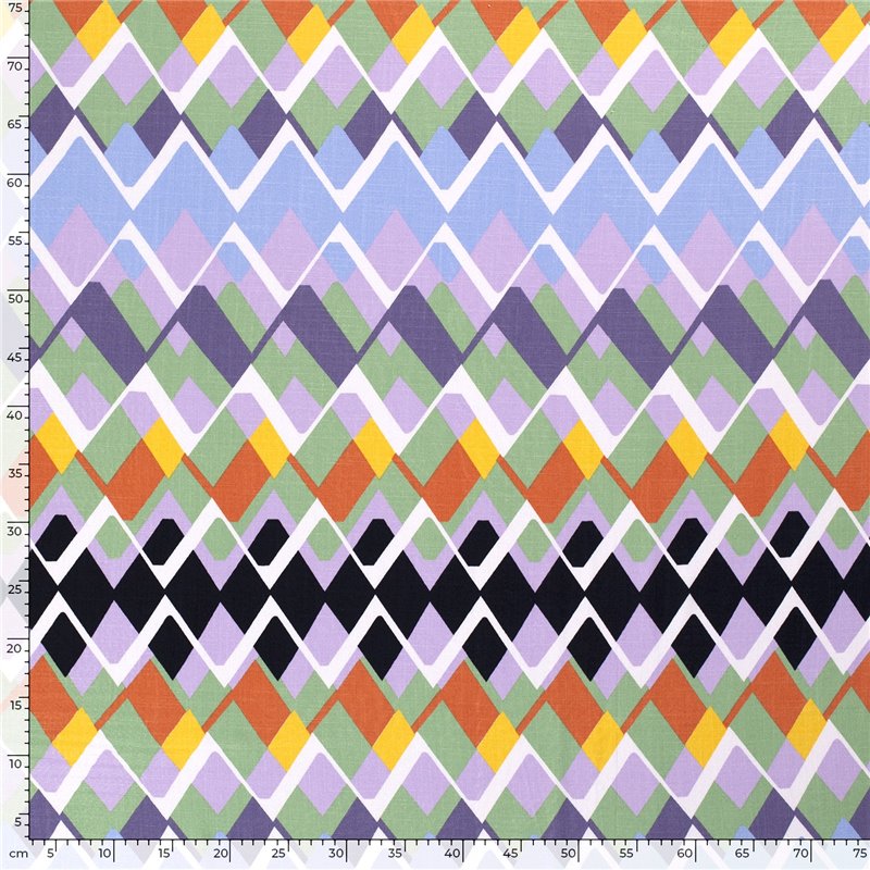 WOVEN VISCOSE STRETCH ABSTRACT
