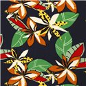WOVEN VISCOSE STRETCH FLOWERS