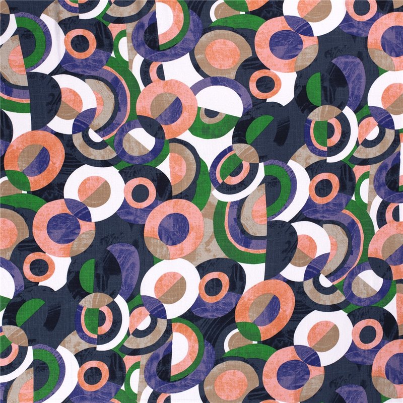 WOVEN VISCOSE STRETCH ABSTRACT