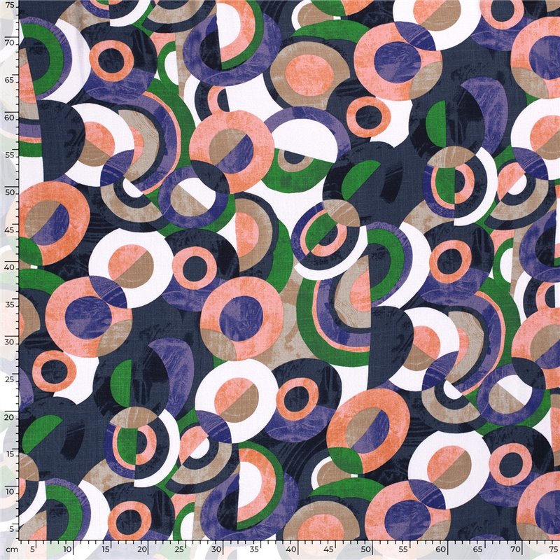 WOVEN VISCOSE STRETCH ABSTRACT