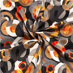 WOVEN VISCOSE STRETCH ABSTRACT