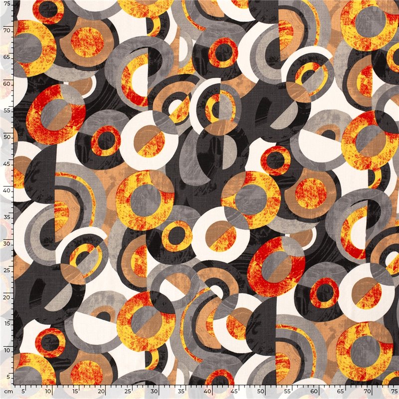 WOVEN VISCOSE STRETCH ABSTRACT
