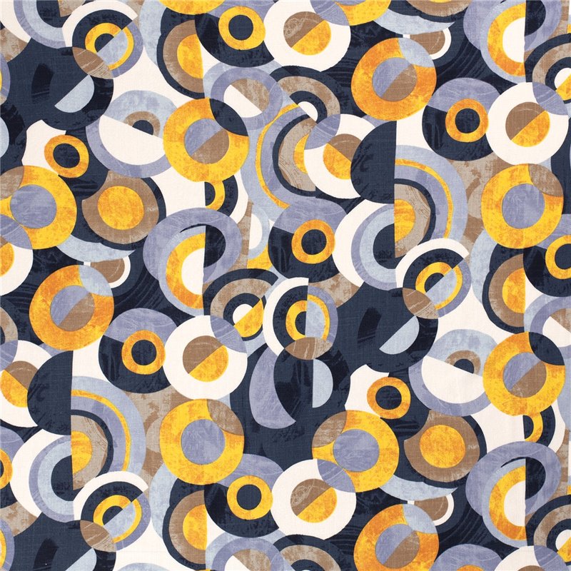 WOVEN VISCOSE STRETCH ABSTRACT